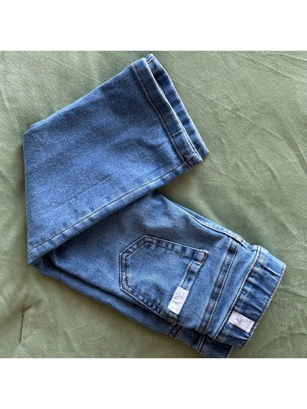 7 For All Mankind Toddler Girls Light Wash Bootcut Flare Jeans Size 2T